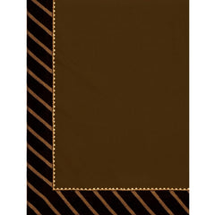 Generic Women's Chiffon Self Design Saree With Unstitched Blouse 5.5Mtr (Brown)