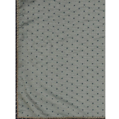 Generic Women's Silk Blend Embellished Saree With Unstitched Blouse 5.5Mtr (Grey)