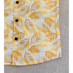 Generic Boy's Cotton Blend Printed Short Sleeve Shirt (MultiColor)