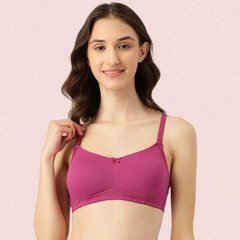 Breathable Cotton Non-Padded Bra – Women’s 2-Pack