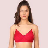 3 Pairs Clear Transparent Back Regular Bras