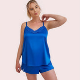 Romantic Nights Satin Lace Camisole Set