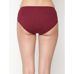 Comfy Snazzy Way Women's Best Fitting Plus Size Maroon Cotton Panties(Pkt of 2)