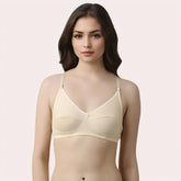 French Daina 2-Pack Beige Cotton Comfort Bra
