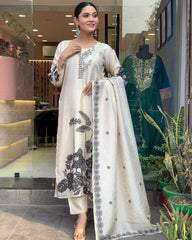 KSA Chinon Silk RIN217 300 Kurti Wholesale Printed Kurtis Manufacturer