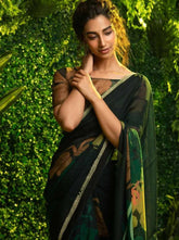 Ksa Georgette KESH518 4353 Sarees Bollywood Collections Wholesale Designer Sarees Georgette Sarees Meenakshi Chaudhary Collection Manufacturer