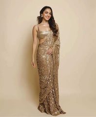 Ksa Georgette RIN151 5209 Bollywood Collections Wholesale Kiara Advani Sarees Manufacturer