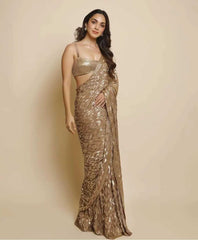 Ksa Georgette RIN151 5209 Bollywood Collections Wholesale Kiara Advani Sarees Manufacturer