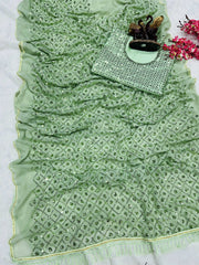 Ksa Georgette RIN151 5210 Bollywood Collections Wholesale Madhuri Dixit Sarees Manufacturer