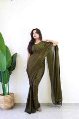 KSA Nylon KESH577 124 Sarees Festive Collections Wholesale Ready To Wear Sarees Nylon Sarees Sarees With Blouse Manufacturer