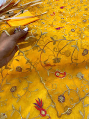 Ksa ORGANZA RIN141 1742 SAREES WHOLESALE ORGANZA PARTY WEAR SEQUENCE WORK SAREES MANUFACTURER