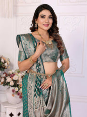 KSA Organza Silk RIN183 ARUNI Sarees Wholesale Zari Border Sarees Silk Sarees Manufacturer