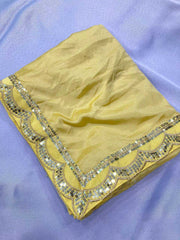 Ksa Pure Chiffon RIN188 Jhanvi Sarees Bollywood Collections Wholesale Party Wear Sarees Fancy Sarees Embroidered Sarees Janhvi kapoor Sarees Manufacturer