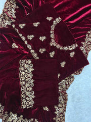 ksa Velvet KESH588 GAURI Sarees Bollywood Collections Wholesale Designer Sarees Party Wear Sarees Velvet Sarees Manufacturer