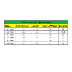 Generic Boy's Cotton Blend Printed Short Sleeve Shirt and Shorts Set (White)