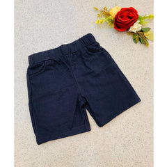 Generic Boy's Cotton Blend Printed Short Sleeve Shirt and Shorts Set (MultiColor)