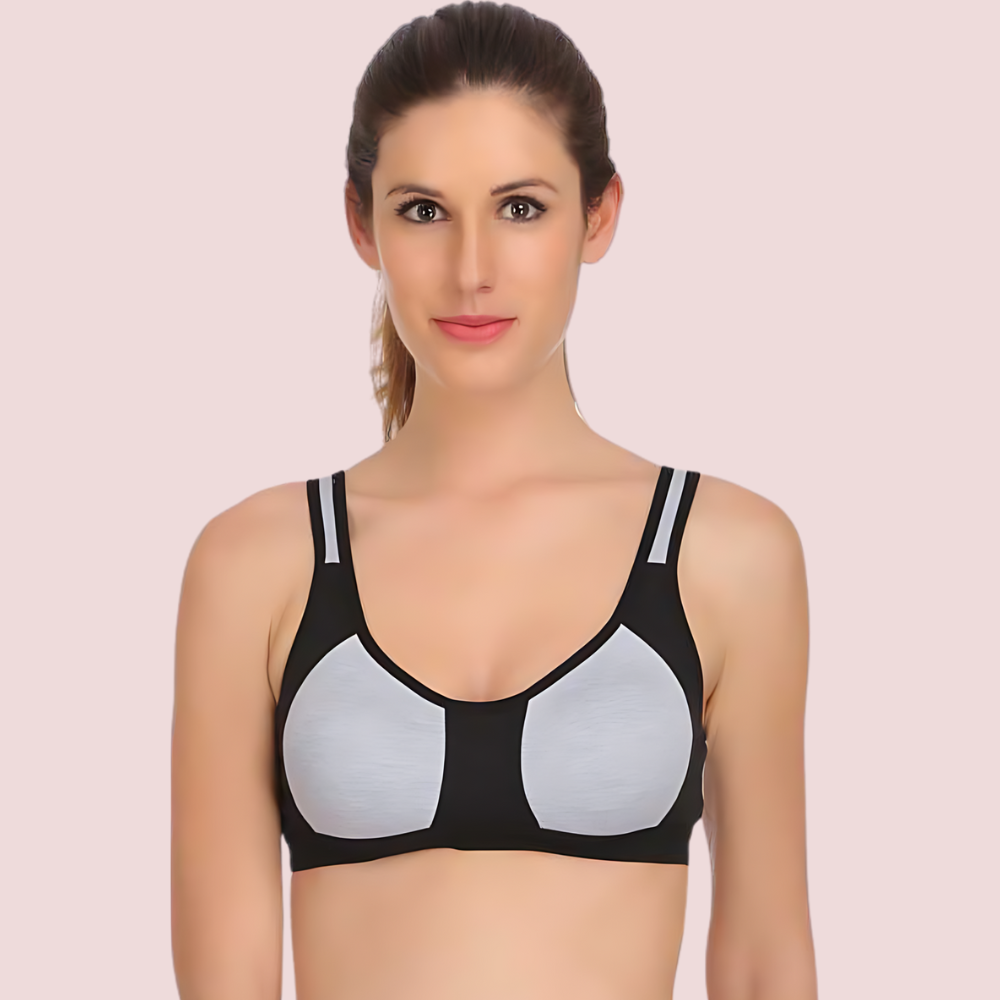 "Non" padded medium impact Sports bra ( 2 Pack )