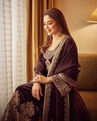 ksa Chinon Silk KESH499 508 Suits & Dresses Wholesale Embroidery Suits Palazzo Suit Party wear suits Manufacturer