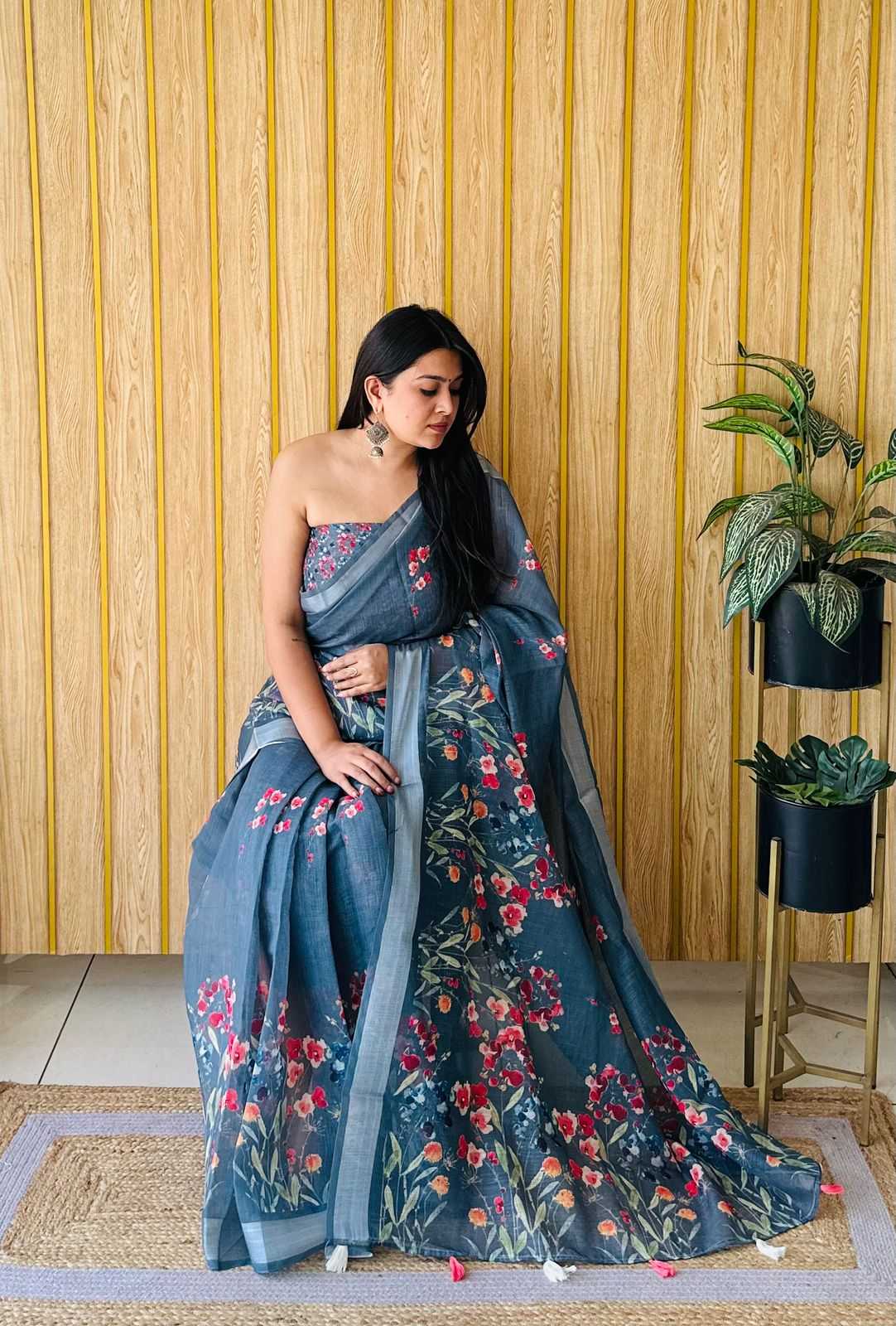 KSA Cotton RIN183 RITIKA Sarees Wholesale Fancy Sarees Printed Sarees Manufacturer