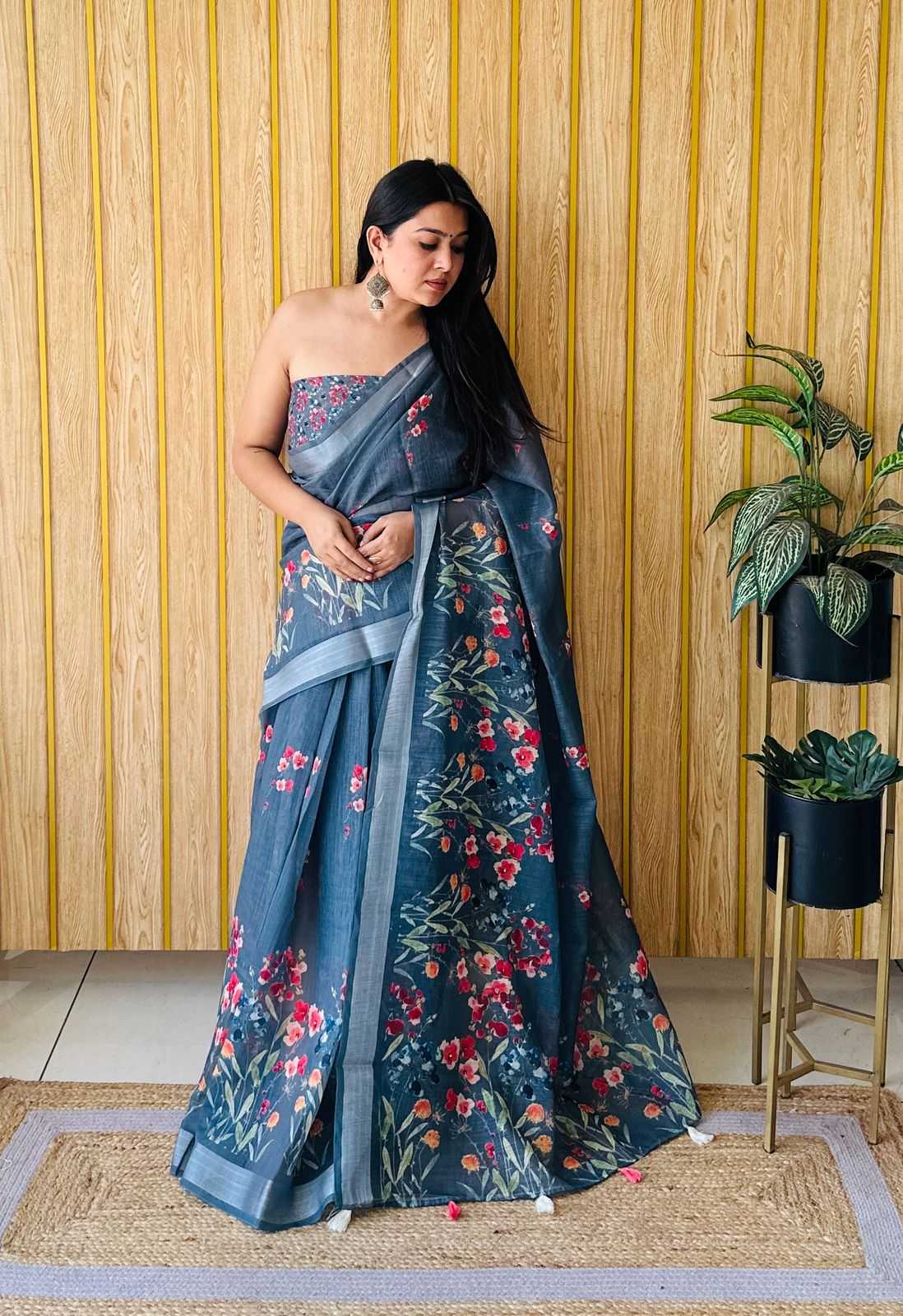 KSA Cotton RIN183 RITIKA Sarees Wholesale Fancy Sarees Printed Sarees Manufacturer