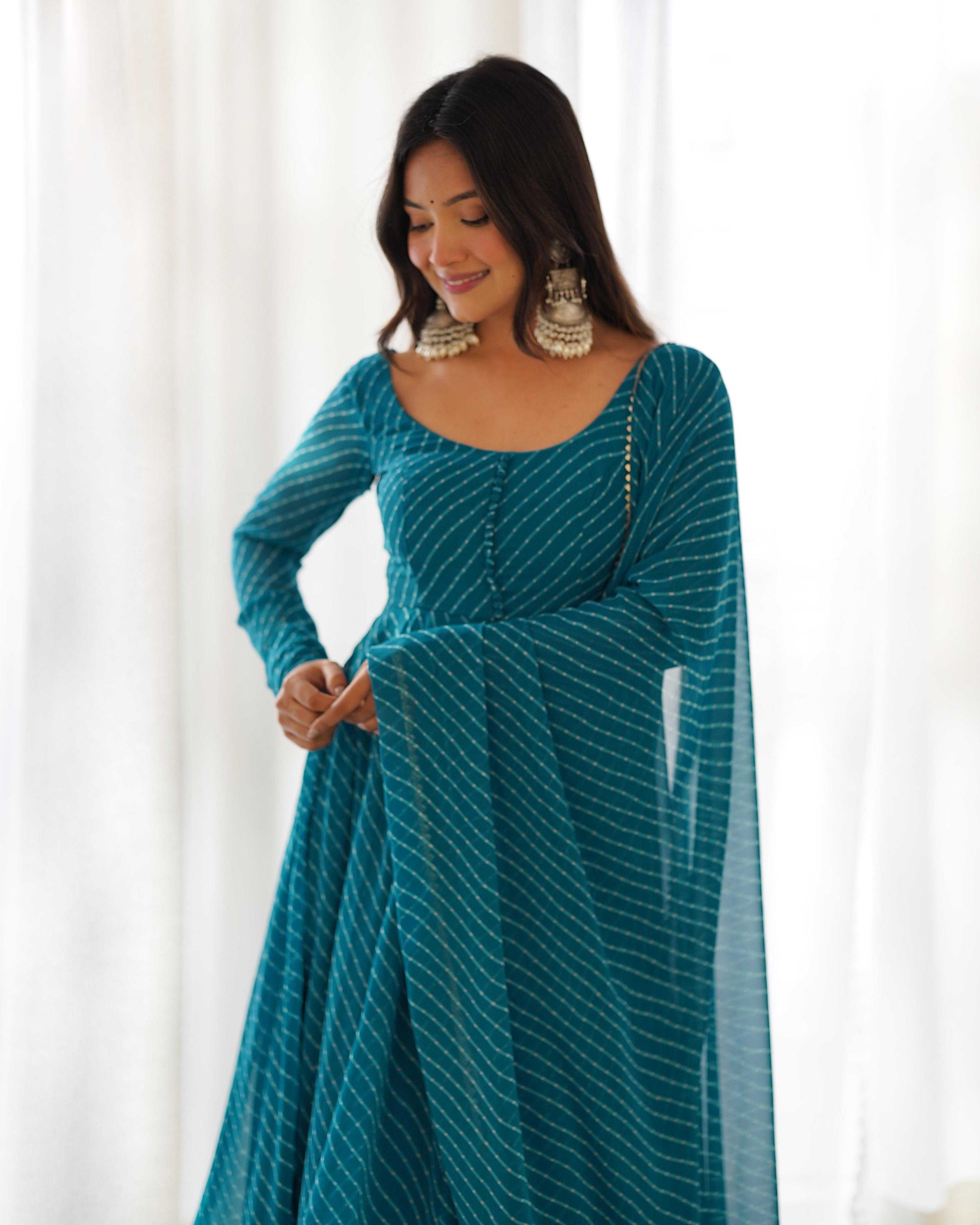 ksa Faux Georgette KESH504 264 Suits & Dresses Wholesale Georgette Suit Anarkali Suits Designer Suits Manufacturer