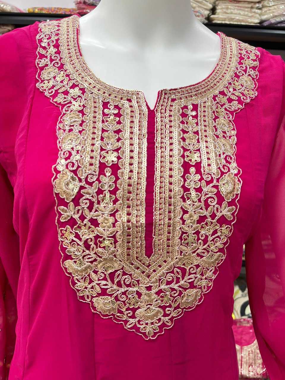 Faux Georgette KESH666 JENIL Kurti Wholesale Workwear Kurtis Festive Kurtis Party Wear Kurtis Manufacturer