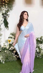 Ksa Georgette KESH419 Tamannaa.2 Sarees Bollywood Collections Wholesale Georgette Sarees Embroidered Sarees Tamanna Bhatia Collections Manufacturer