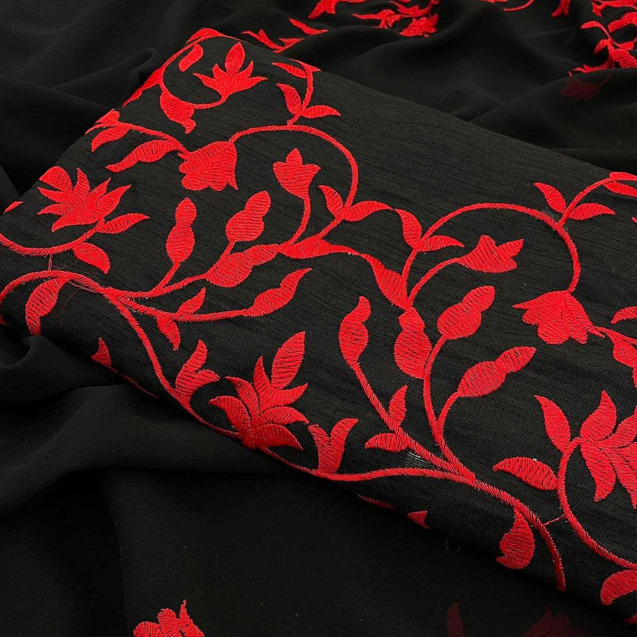 Ksa Georgette KESH486 733 Sarees Bollywood Collections Wholesale Fancy Sarees Ladies Sarees Embroidered Sarees Madhuri Dixit Sarees Manufacturer