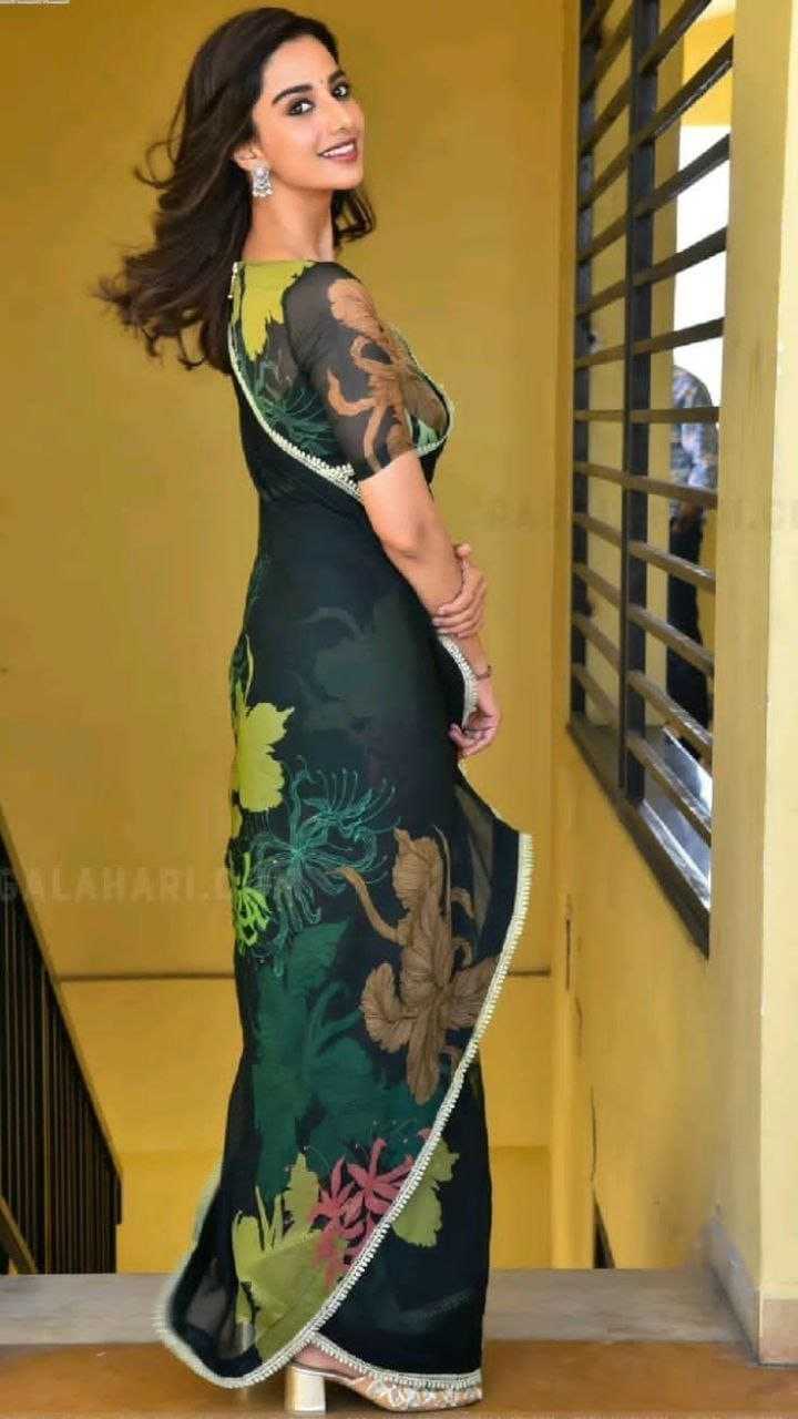 Ksa Georgette KESH518 4353 Sarees Bollywood Collections Wholesale Designer Sarees Georgette Sarees Meenakshi Chaudhary Collection Manufacturer