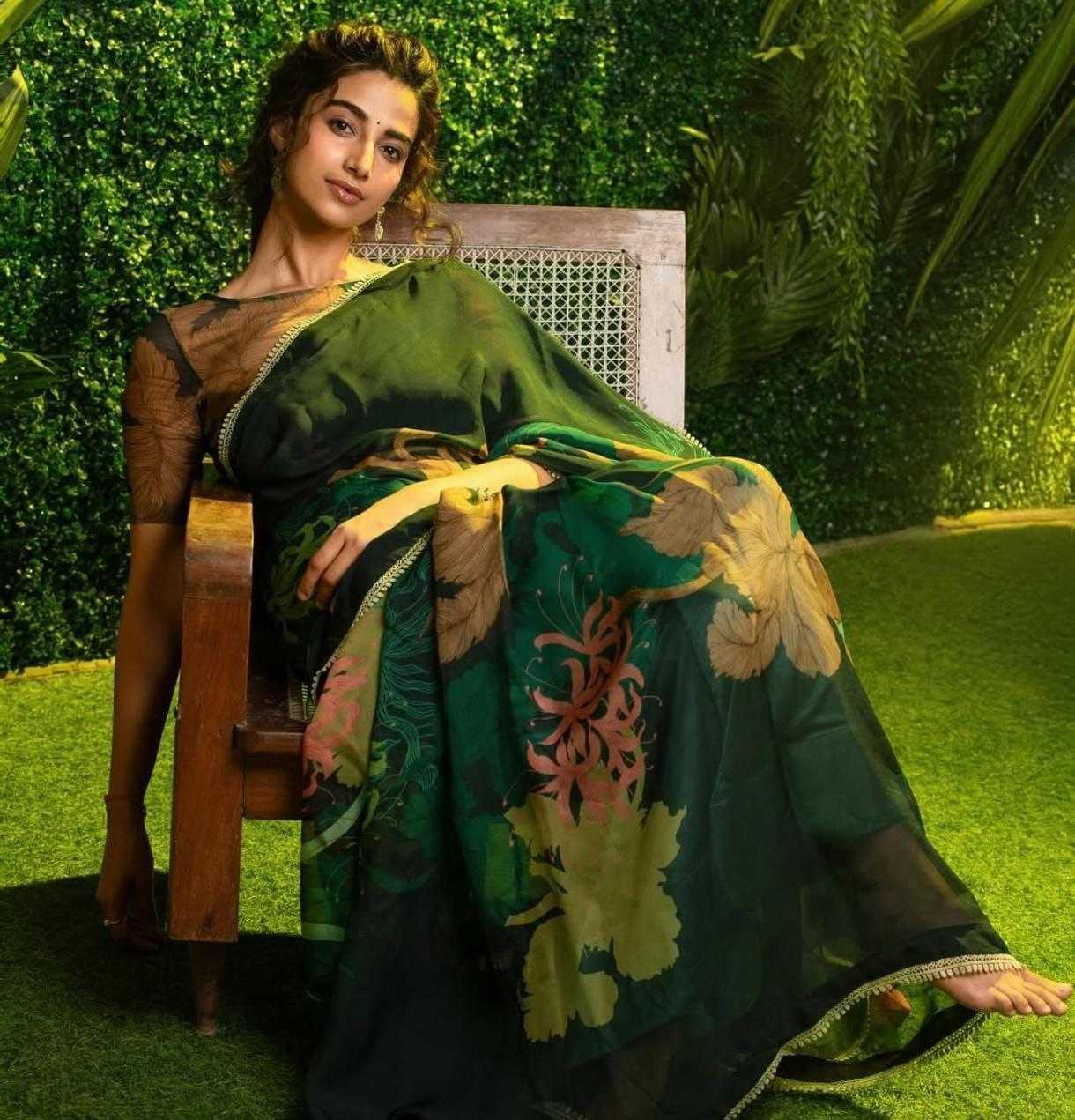 Ksa Georgette KESH518 4353 Sarees Bollywood Collections Wholesale Designer Sarees Georgette Sarees Meenakshi Chaudhary Collection Manufacturer