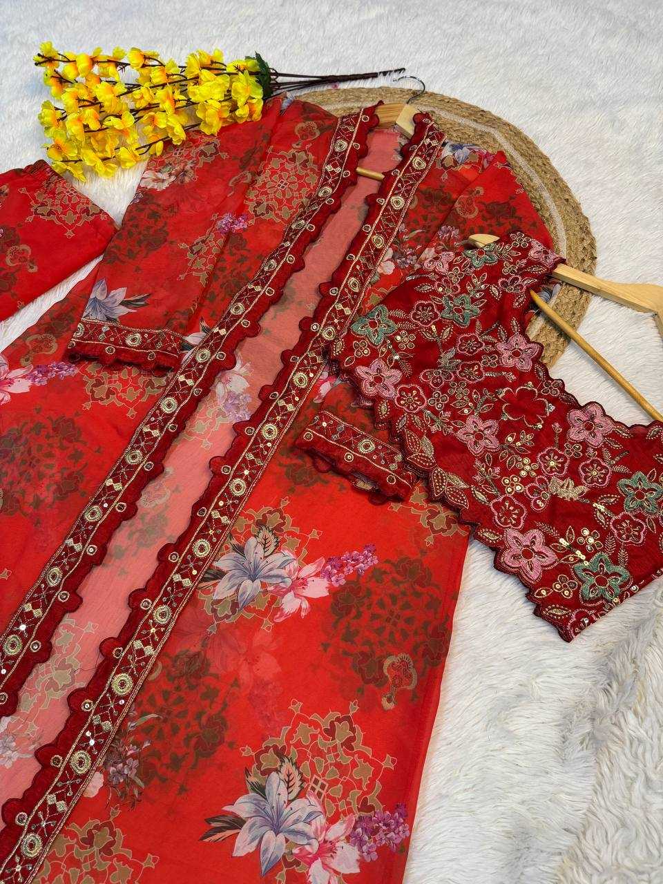 Ksa Georgette RIN189 1198 Suits & Dresses Bollywood Collections Wholesale Georgette Suit Wedding Suits MRUNAL THAKUR Manufacturer