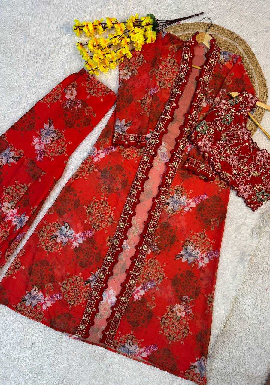 Ksa Georgette RIN189 1198 Suits & Dresses Bollywood Collections Wholesale Georgette Suit Wedding Suits MRUNAL THAKUR Manufacturer