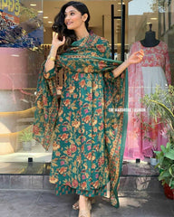 KSAHeavy Rayon KESH550 237 Kurti Wholesale Designer Kurtis Printed Kurtis Rayon Kurtis Manufacturer