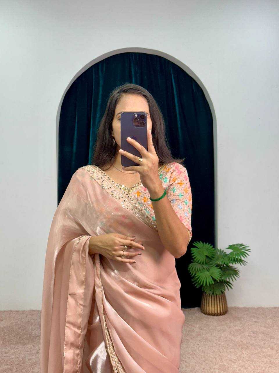 Ksa Jimmy Choo RIN215 473 Sarees Bollywood Collections Wholesale Sequence Sarees Embroidered Sarees Kota Doria Sarees SHRADDHA ARYA Manufacturer