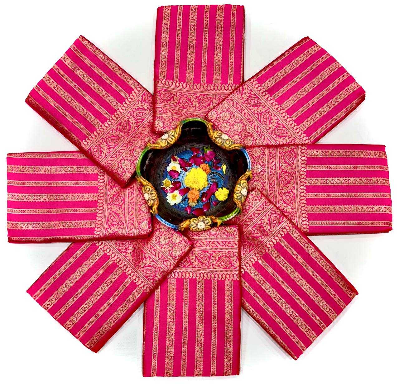 KSA Lichi Silk RIN216 232 Silk Sarees Wholesale Designer Silk Sarees Silk Sarees For Weddings Fancy Printed Silk Sarees Manufacturer