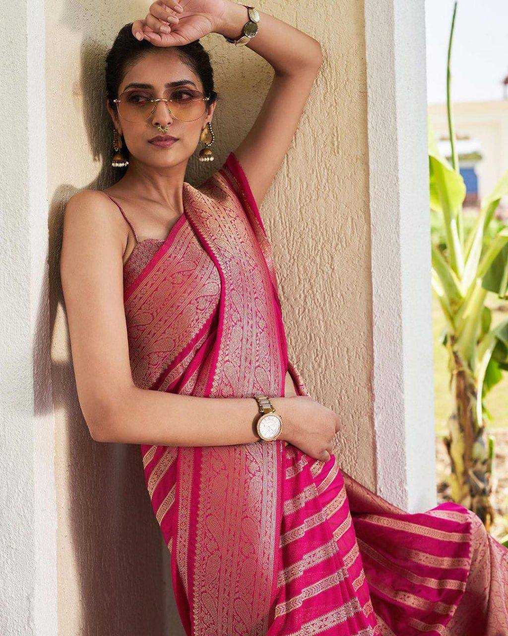 KSA Lichi Silk RIN216 232 Silk Sarees Wholesale Designer Silk Sarees Silk Sarees For Weddings Fancy Printed Silk Sarees Manufacturer