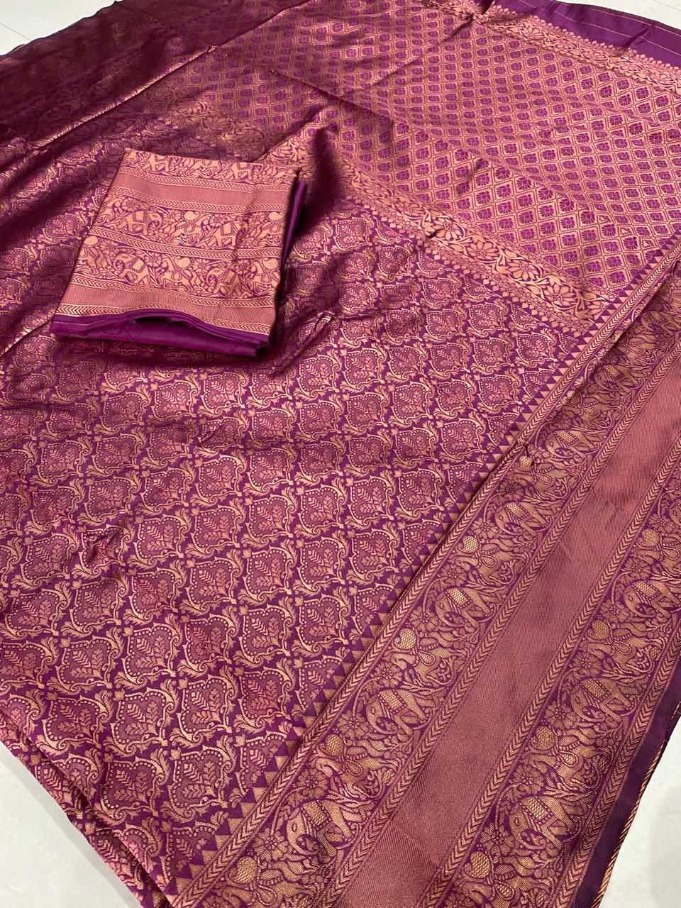 kSA Lichi Silk KESH577 CM-915 Sarees Bollywood Collections Festive Collections Wholesale Jacquard Saree Silk Sarees Pooja Hedge Manufacturer