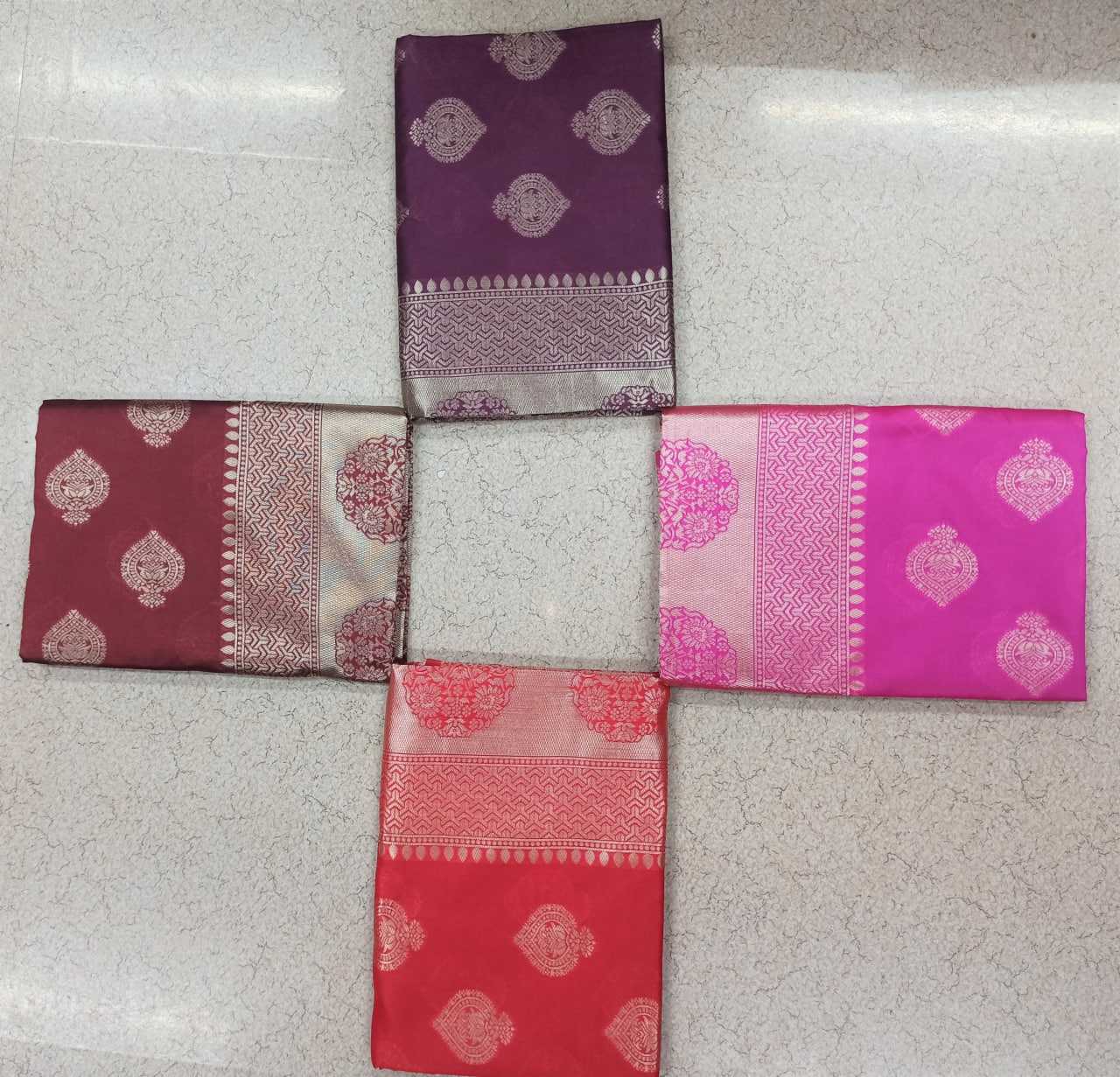 Ksa Lichi Silk RIN219 1610 Sarees Wholesale Fancy Sarees Ladies Sarees Jacquard Saree Manufacturer