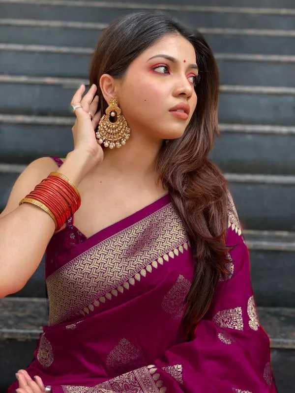 Ksa Lichi Silk RIN219 1610 Sarees Wholesale Fancy Sarees Ladies Sarees Jacquard Saree Manufacturer