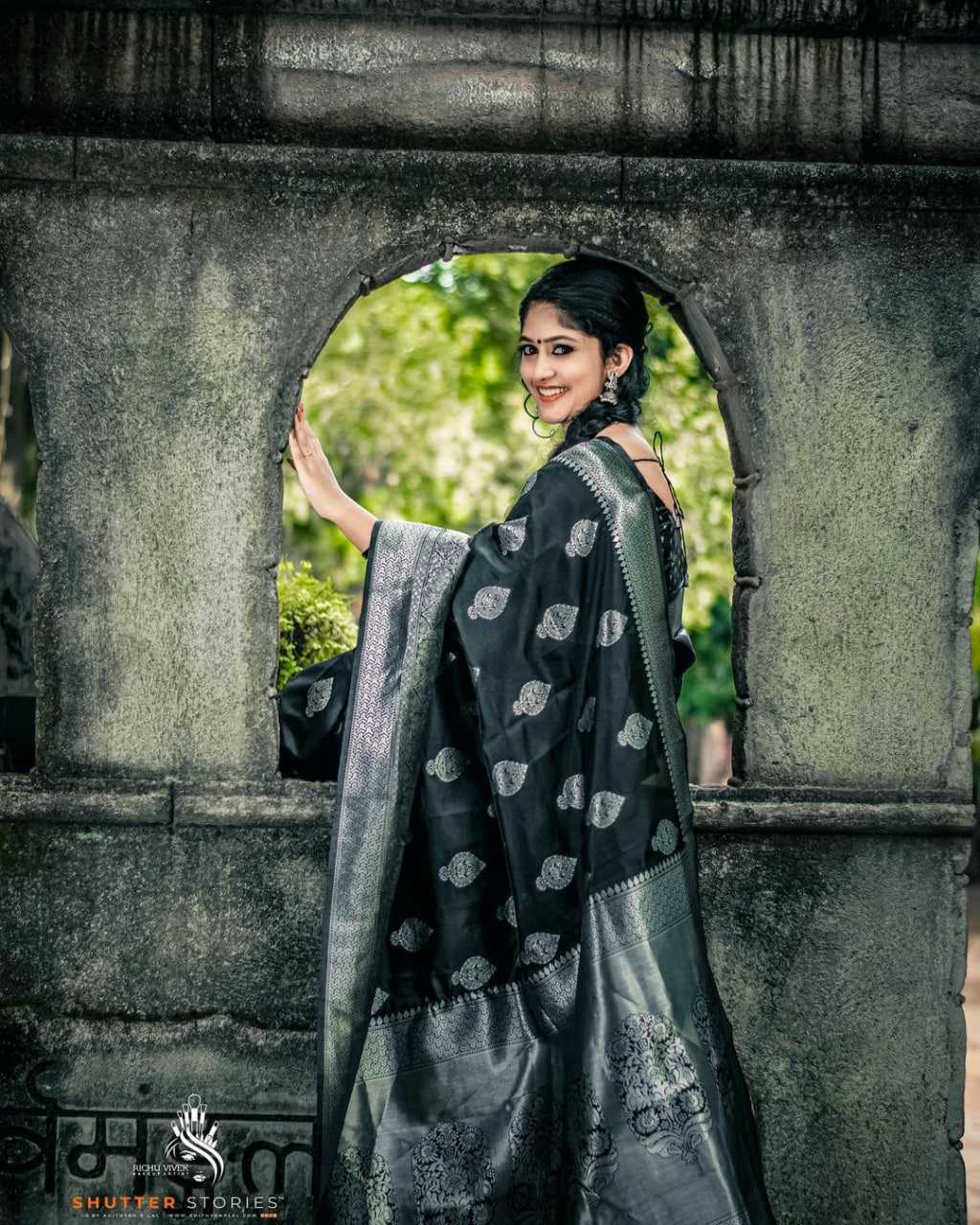 Ksa Lichi Silk RIN219 1610 Sarees Wholesale Fancy Sarees Ladies Sarees Jacquard Saree Manufacturer