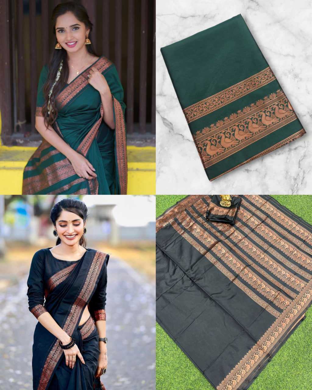 ksa Lichi Silk RIN219 83 Sarees Wholesale Ladies Sarees Plain Sarees Jacquard Saree Manufacturer