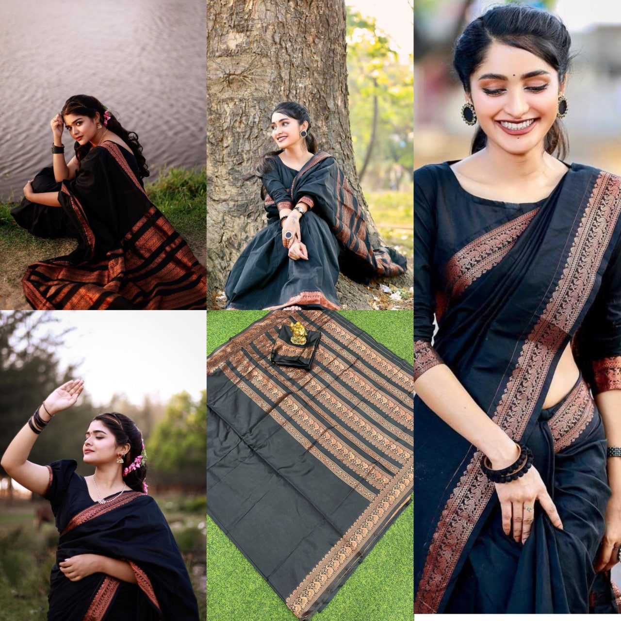 ksa Lichi Silk RIN219 83 Sarees Wholesale Ladies Sarees Plain Sarees Jacquard Saree Manufacturer