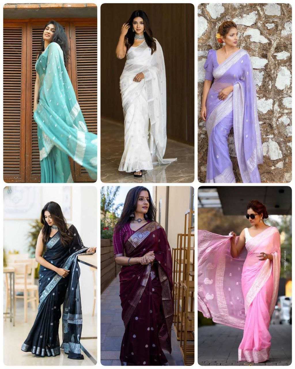 KSA Linen KESH554 HIMLATA Sarees Wholesale Designer Sarees Cotton Linen Sarees Linen Sarees Manufacturer