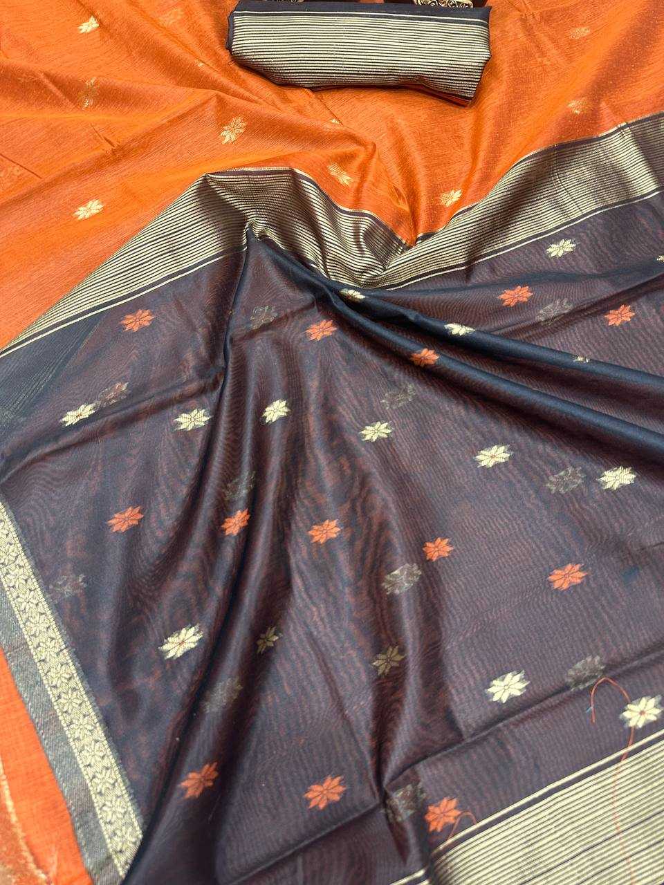 KSA Linen KESH572 822 Sarees Wholesale Fancy Sarees Cotton Sarees Linen Sarees Manufacturer
