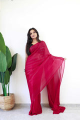 KSA Nylon KESH577 124 Sarees Festive Collections Wholesale Ready To Wear Sarees Nylon Sarees Sarees With Blouse Manufacturer