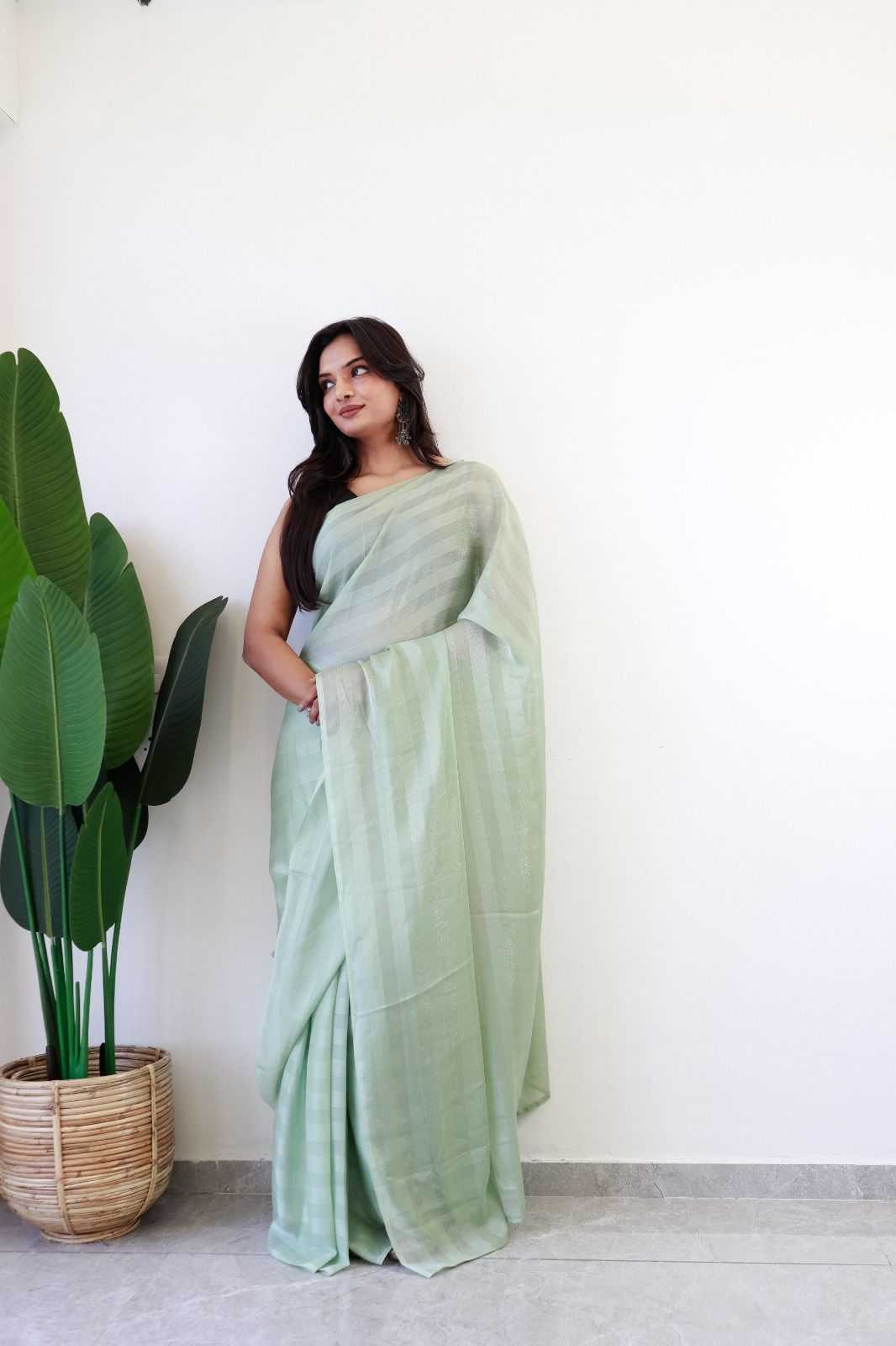 KSA Nylon KESH577 124 Sarees Festive Collections Wholesale Ready To Wear Sarees Nylon Sarees Sarees With Blouse Manufacturer