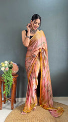 KSA Nylon KESH577 CM-747 Sarees Festive Collections Wholesale Ready To Wear Sarees Nylon Sarees Sarees With Blouse Manufacturer