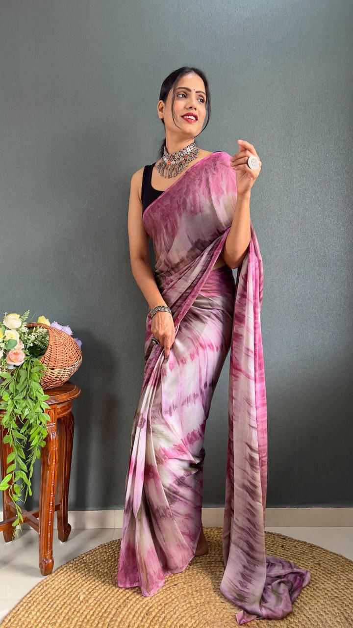 KSA Nylon KESH577 CM-747 Sarees Festive Collections Wholesale Ready To Wear Sarees Nylon Sarees Sarees With Blouse Manufacturer