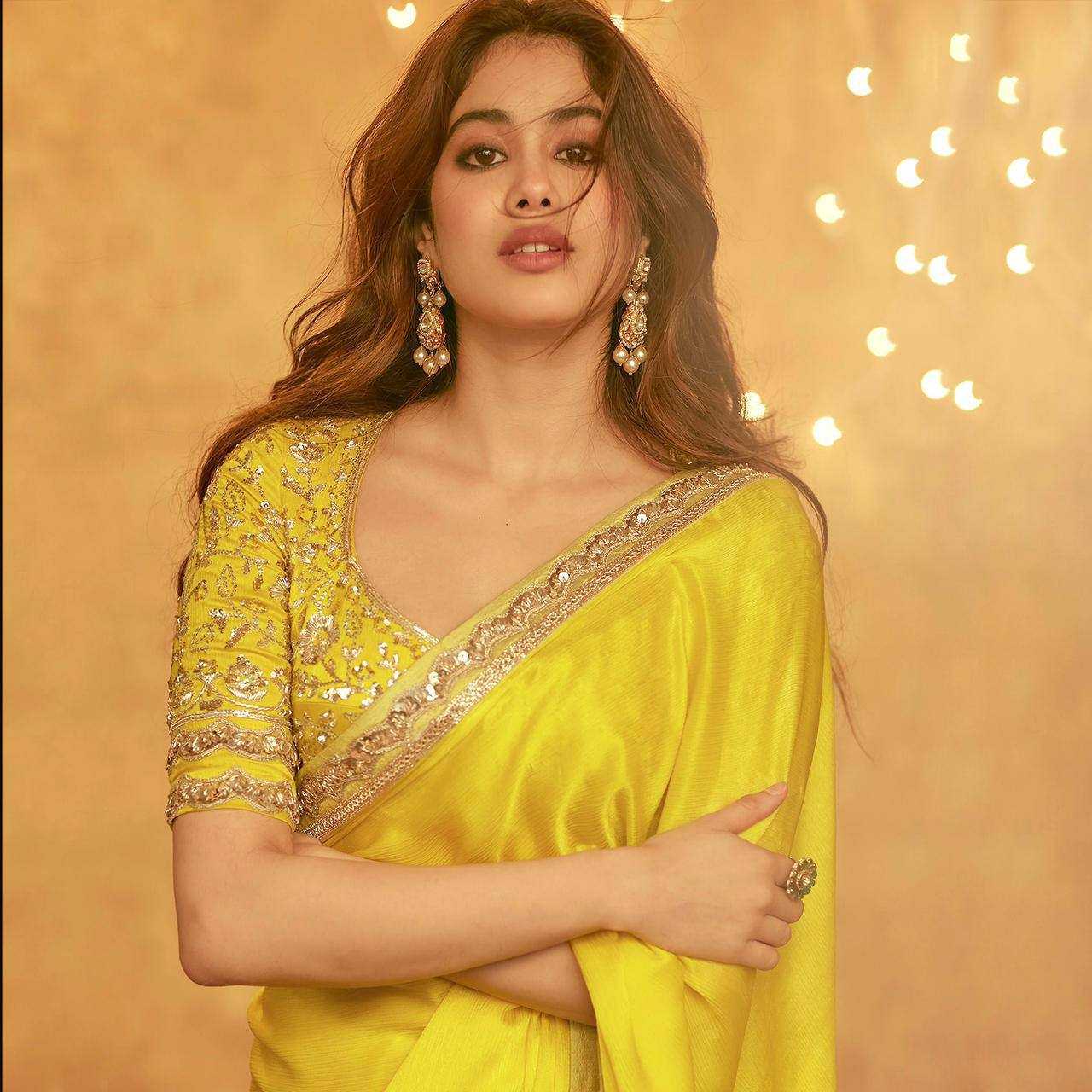 Ksa Pure Chiffon RIN188 Jhanvi Sarees Bollywood Collections Wholesale Party Wear Sarees Fancy Sarees Embroidered Sarees Janhvi kapoor Sarees Manufacturer