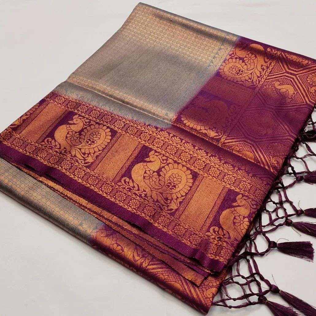 ksa Soft Silk RIN118 mayurika Sarees Wholesale Work Sarees Jacquard Saree Manufacturer
